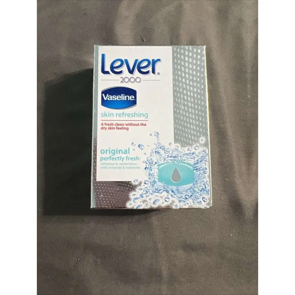 New Lever 2000 With Vaseline Bar Soap Original Perfectly Fresh Discontinued